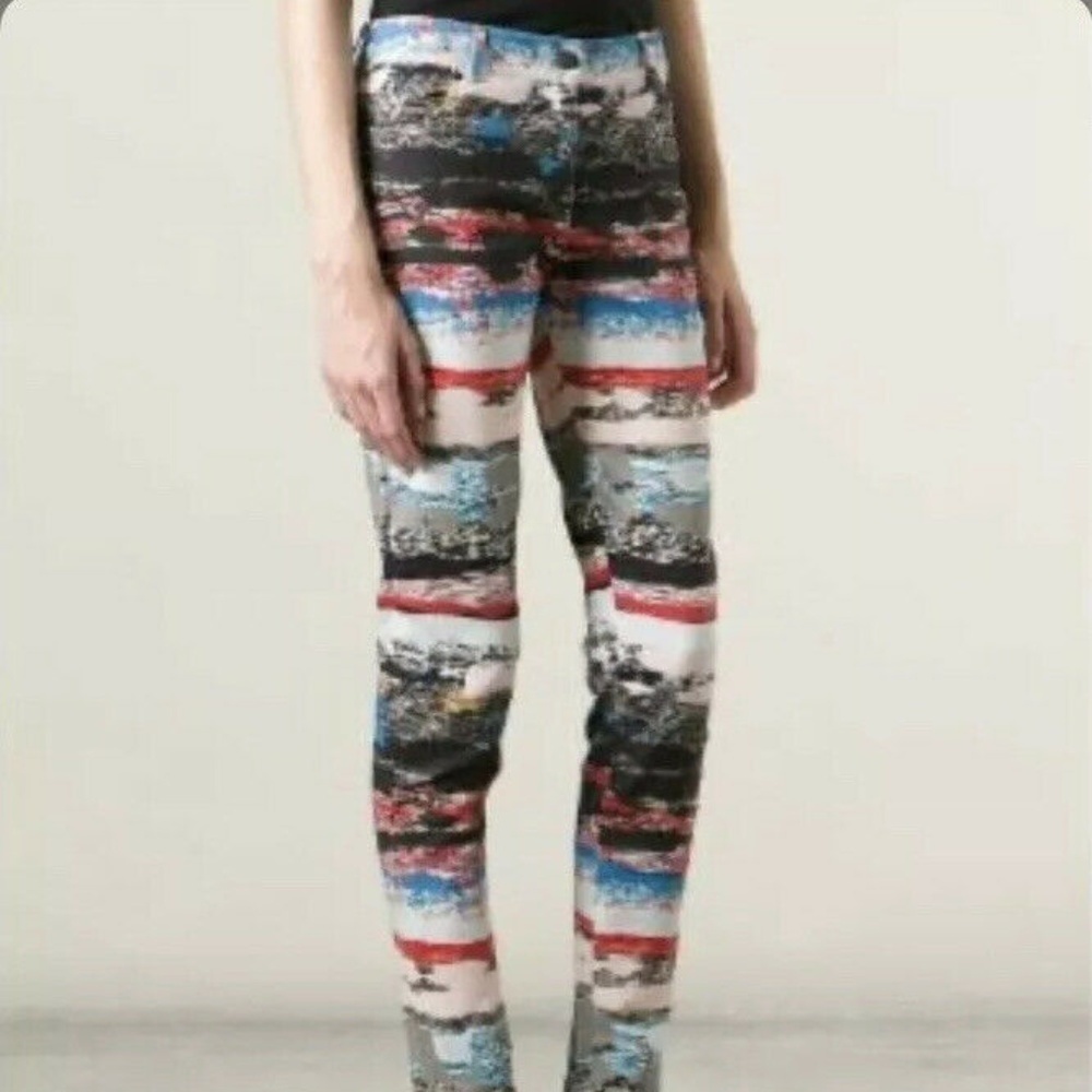 Opening Ceremony Terrazzo Print Size 2 Skinny Jean